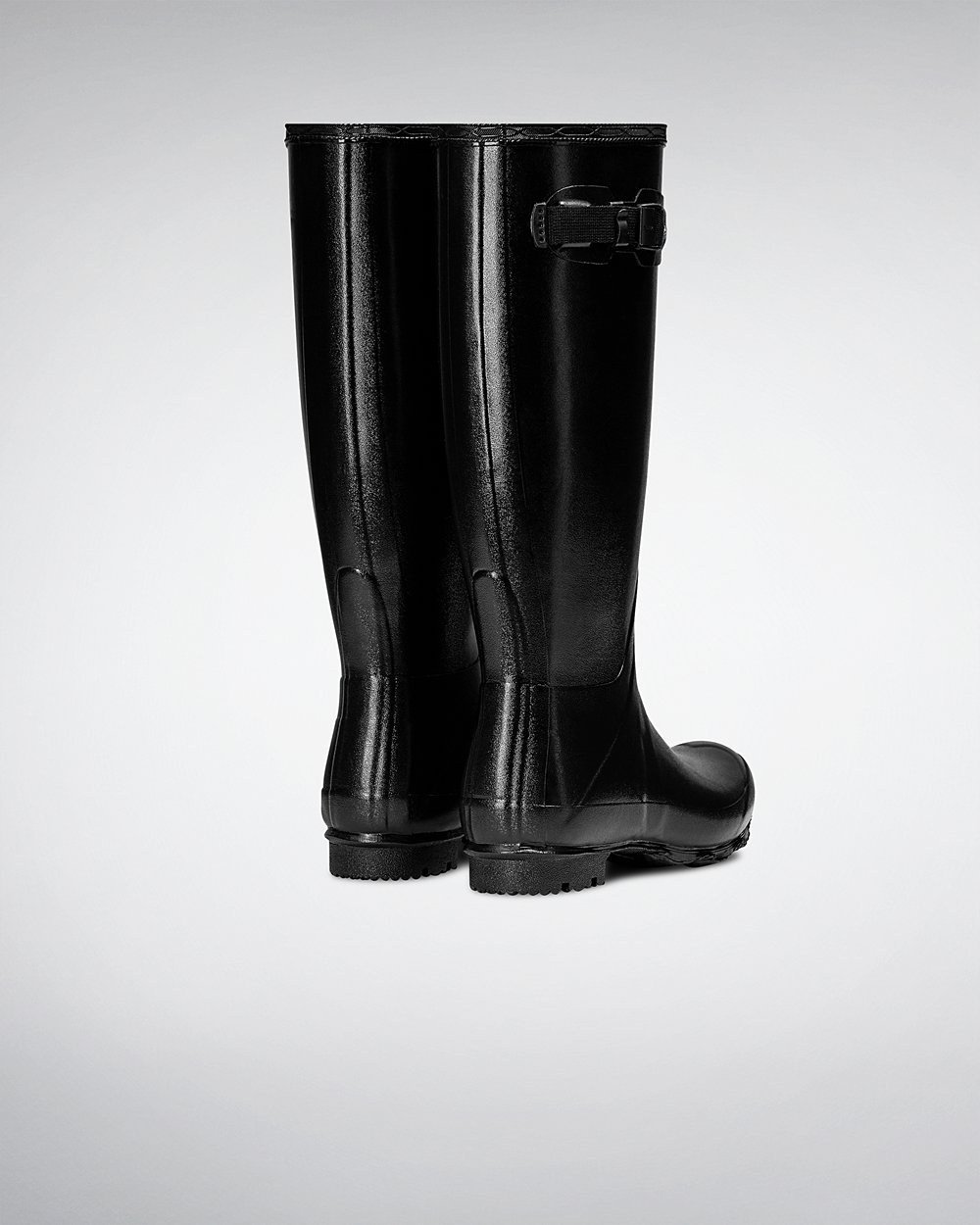Galochas Altas Hunter Feminina Pretas - Norris Field Gloss - 56GAPMFZT